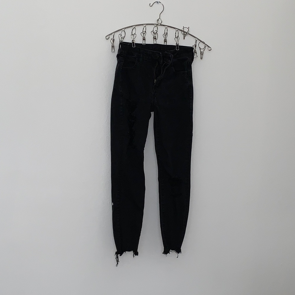 AE Black Jeggings
